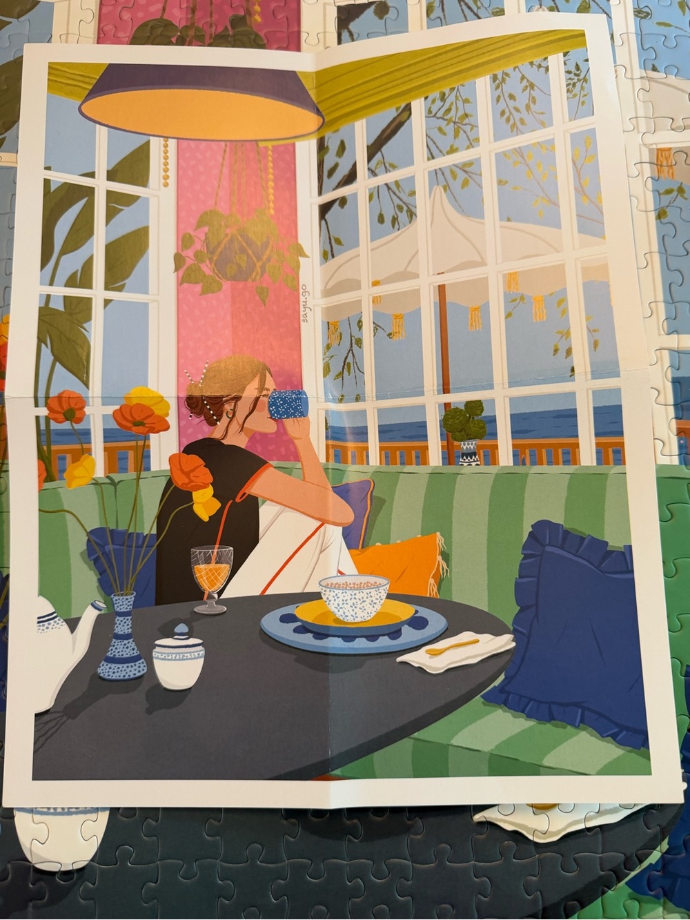 Puzzle by Jiggy. 450ct. Slow Mornings - Picture 3 of 9